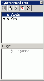 Палитра Synchronized Text